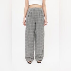 Aritzia Babaton Rosemarie Pant Size 00 / XXS Plaid Checkered